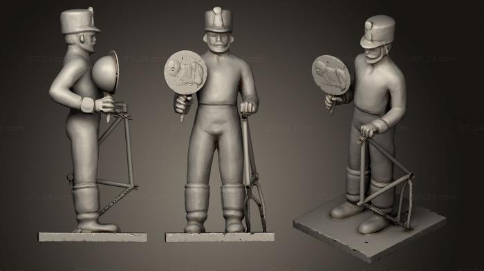 Статуэтки и статуи разные (Хусзвазпули, STKR_0595) 3D модель для ЧПУ станка